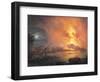 The Eruption of Vesuvius-Jean Baptiste Genillion-Framed Premium Giclee Print