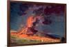 The Eruption of Vesuvius-Joseph Wright of Derby-Framed Giclee Print