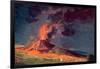 The Eruption of Vesuvius-Joseph Wright of Derby-Framed Giclee Print