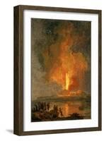 The Eruption of Vesuvius-Pierre Jacques Volaire-Framed Giclee Print