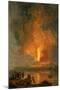 The Eruption of Vesuvius-Pierre Jacques Volaire-Mounted Giclee Print