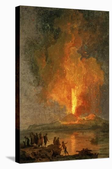 The Eruption of Vesuvius-Pierre Jacques Volaire-Stretched Canvas