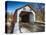 The Erwina Covered Bridge During Winter Season, Bucks County, Pennsylvania-George Oze-Stretched Canvas