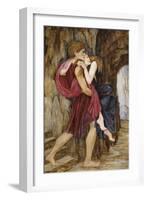 The Escape, circa 1900-John Roddam Spencer Stanhope-Framed Giclee Print