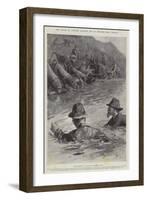 The Escape of Captains Haldane and Le Mesurier from Pretoria-Henry Charles Seppings Wright-Framed Giclee Print