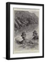 The Escape of Captains Haldane and Le Mesurier from Pretoria-Henry Charles Seppings Wright-Framed Giclee Print