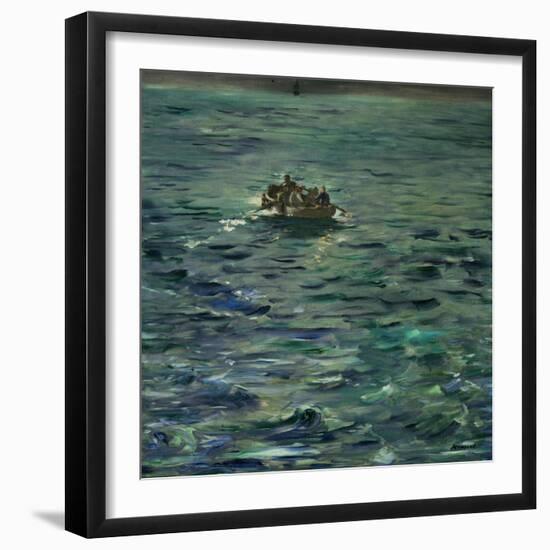 The Escape of Henri Rochefort (1831-1913)-Edouard Manet-Framed Giclee Print