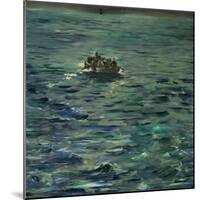 The Escape of Henri Rochefort (1831-1913)-Edouard Manet-Mounted Giclee Print