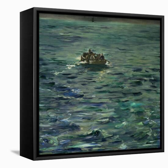 The Escape of Henri Rochefort (1831-1913)-Edouard Manet-Framed Stretched Canvas