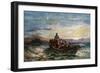 The Escape of Mary Queen of Scots from Loch Leven Castle, 19th Century-E Danby-Framed Giclee Print