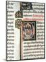 The Escape of Saint Paul from Damascus, Letter P, 13th Century, Avranches Bible-null-Mounted Giclee Print
