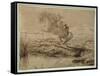 The Escape (Pen and Ink)-Charles Altamont Doyle-Framed Stretched Canvas