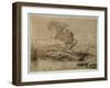 The Escape (Pen and Ink)-Charles Altamont Doyle-Framed Giclee Print