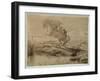 The Escape (Pen and Ink)-Charles Altamont Doyle-Framed Giclee Print