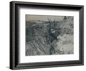 The Escaped Convict. From 'Great Expectations' (Dickens)', c1830-1870, (1923)-James Mahoney-Framed Giclee Print