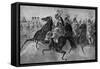 The Escort of Cuirassiers, 19th Century-Constantin Guys-Framed Stretched Canvas