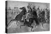 The Escort of Cuirassiers, 19th Century-Constantin Guys-Stretched Canvas