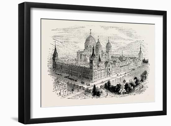 The Escurial the Palace of Philip II-null-Framed Giclee Print