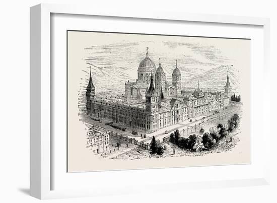 The Escurial the Palace of Philip II-null-Framed Giclee Print