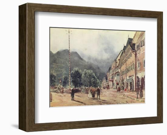 The Esplanade in Bad Ischl-Rudolph von Alt-Framed Collectable Print