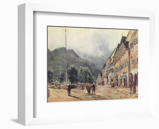 The Esplanade in Bad Ischl-Rudolph von Alt-Framed Collectable Print