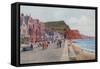 The Esplanade, Looking E, Sidmouth-Alfred Robert Quinton-Framed Stretched Canvas