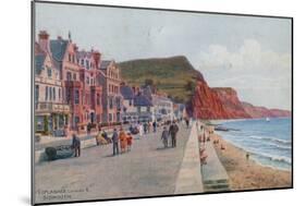The Esplanade, Looking E, Sidmouth-Alfred Robert Quinton-Mounted Giclee Print