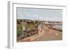 The Esplanade, Paignton-Alfred Robert Quinton-Framed Giclee Print