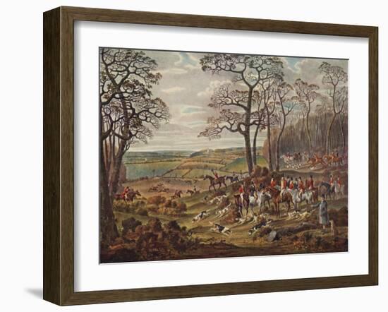 'The Essex Hunt', 1831, (1922)-Dean Wolstenholme-Framed Giclee Print