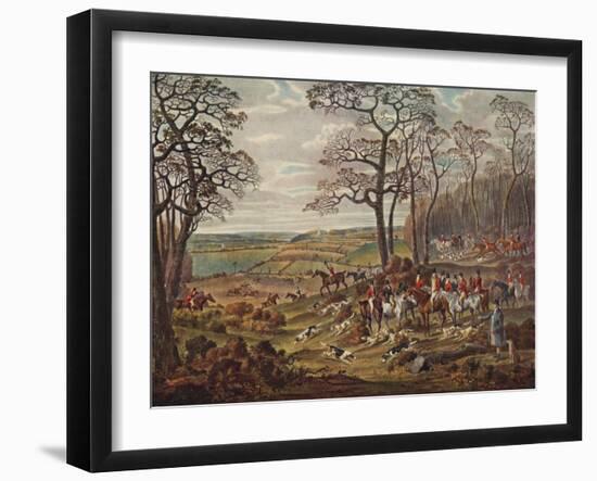 'The Essex Hunt', 1831, (1922)-Dean Wolstenholme-Framed Giclee Print
