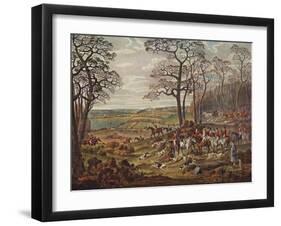 'The Essex Hunt', 1831, (1922)-Dean Wolstenholme-Framed Giclee Print