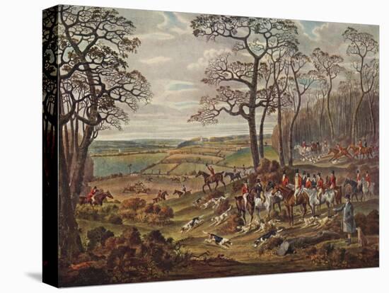 'The Essex Hunt', 1831, (1922)-Dean Wolstenholme-Stretched Canvas