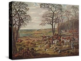 'The Essex Hunt', 1831, (1922)-Dean Wolstenholme-Stretched Canvas