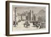 The Established Church Assembly, Arrival of the Procession at Holyrood Palace-null-Framed Giclee Print