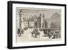 The Established Church Assembly, Arrival of the Procession at Holyrood Palace-null-Framed Giclee Print