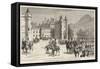 The Established Church Assembly, Arrival of the Procession at Holyrood Palace-null-Framed Stretched Canvas