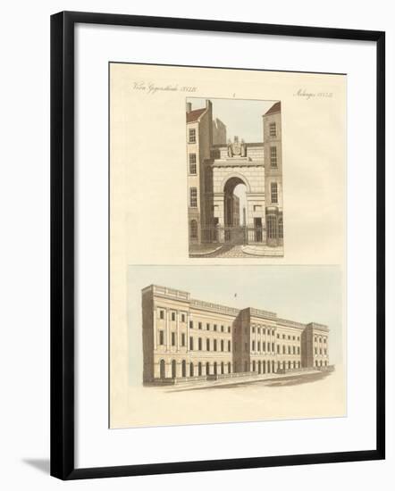 The Established College Named King's College in London-null-Framed Giclee Print