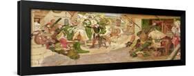 The Establishment of the Flemish Weavers in Manchester in 1363-Ford Madox Brown-Framed Giclee Print