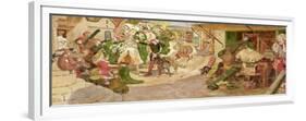 The Establishment of the Flemish Weavers in Manchester in 1363-Ford Madox Brown-Framed Giclee Print