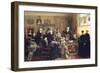 The Estate Auction, 1903 (Oil on Canvas)-Carl Johann Spielter-Framed Giclee Print