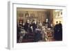 The Estate Auction, 1903 (Oil on Canvas)-Carl Johann Spielter-Framed Giclee Print