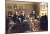 The Estate Auction, 1903 (Oil on Canvas)-Carl Johann Spielter-Mounted Giclee Print