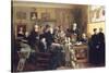 The Estate Auction, 1903 (Oil on Canvas)-Carl Johann Spielter-Stretched Canvas