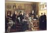 The Estate Auction, 1903 (Oil on Canvas)-Carl Johann Spielter-Mounted Giclee Print