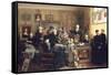 The Estate Auction, 1903 (Oil on Canvas)-Carl Johann Spielter-Framed Stretched Canvas
