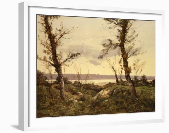 The Estuary, 1895 (Oil on Canvas)-Henri-Joseph Harpignies-Framed Giclee Print