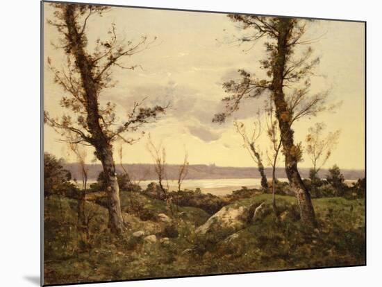 The Estuary, 1895 (Oil on Canvas)-Henri-Joseph Harpignies-Mounted Giclee Print