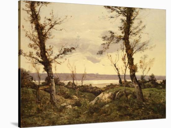 The Estuary, 1895 (Oil on Canvas)-Henri-Joseph Harpignies-Stretched Canvas