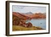 The Estuary and Dolgelley Road, Barmouth-Alfred Robert Quinton-Framed Giclee Print