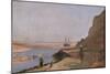 The Estuary at Trouville, 1864 (Oil on Canvas)-Paul Huet-Mounted Giclee Print